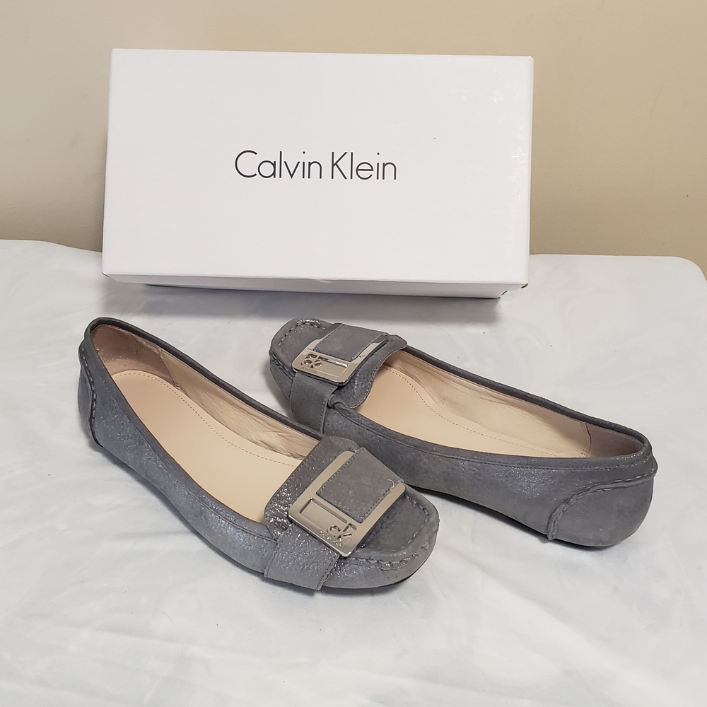 Calvin Klein Women's Gray Loafers